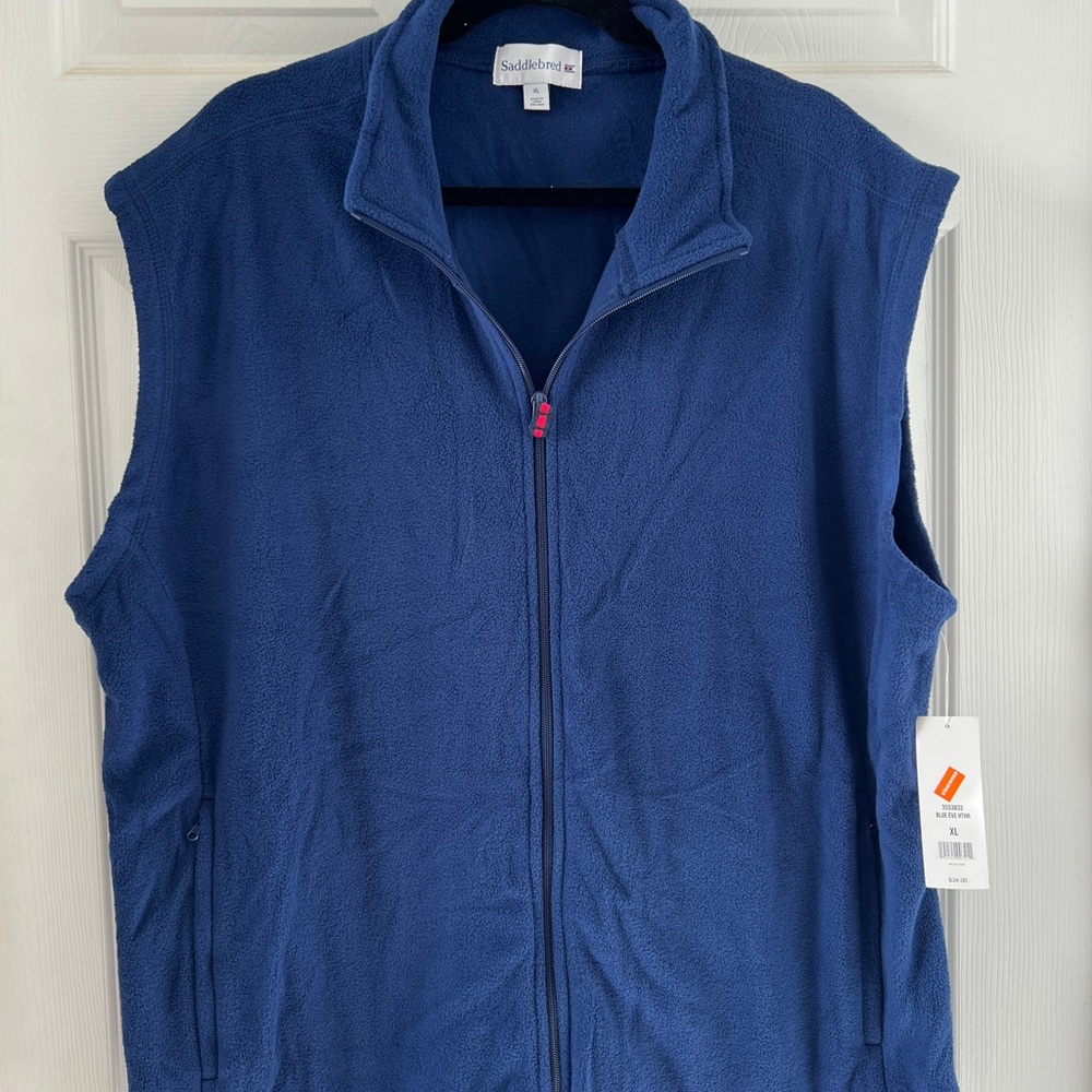 Saddlebred Blue Fleece Vest